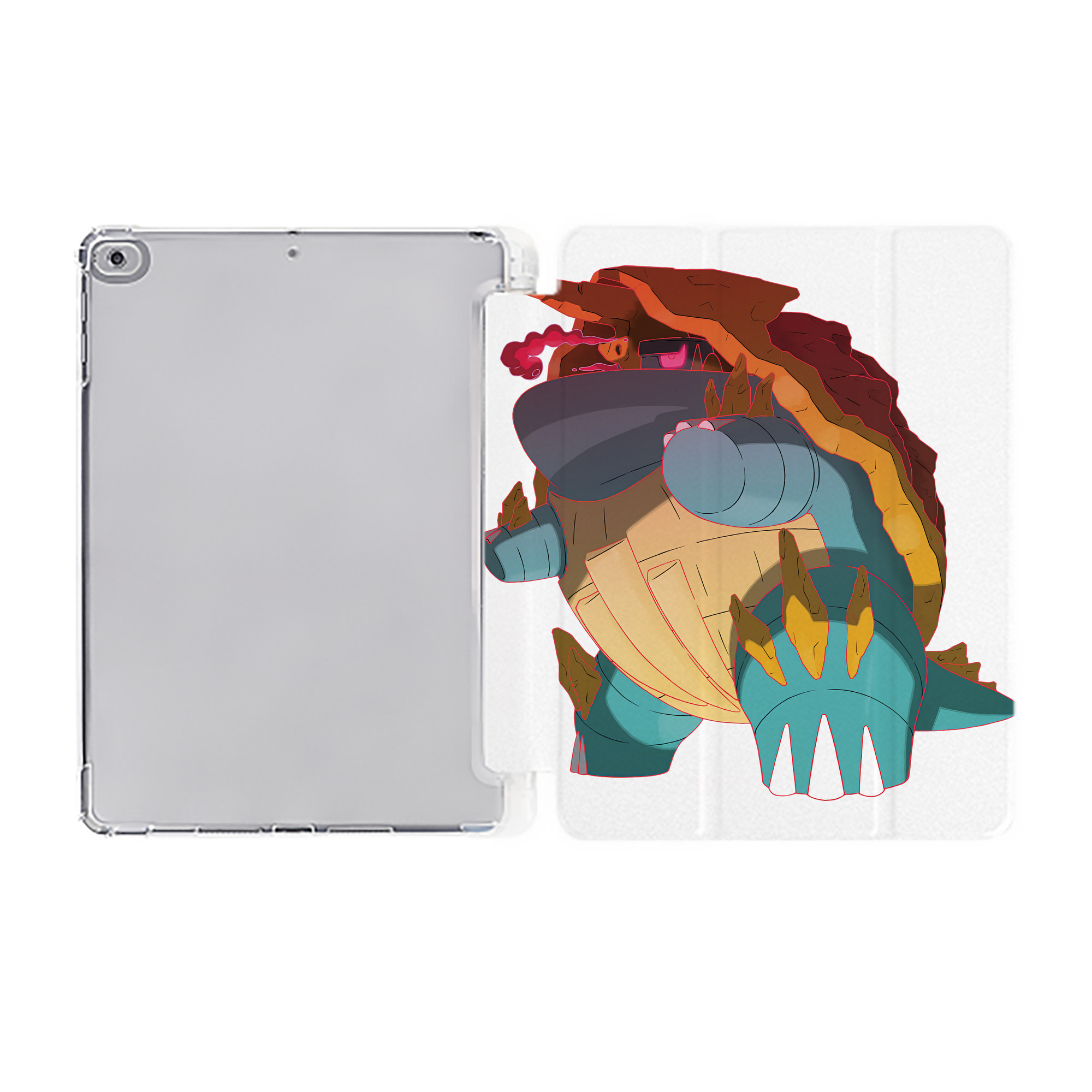（画像用） ポケットモンスター Pokémon IPad ケース ペン収納付き 三つ折りスタンド PUレザー×シリコン 対応機種9.5/10.5/10.9インチ